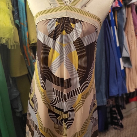 Aztec Pattern Tank Dress - Picture 3 of 4